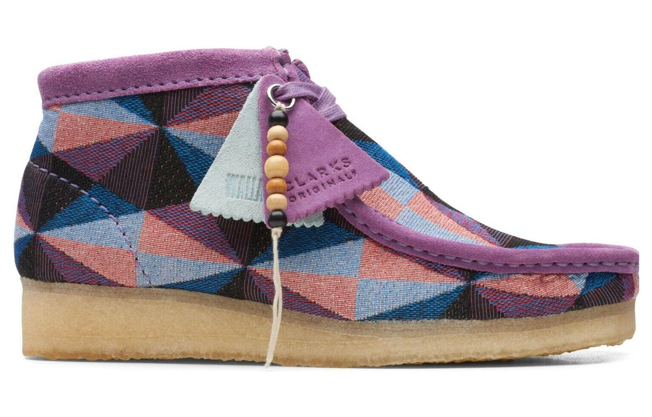 (WMNS) Clarks Wallabee Boots 'Purple Combination' 26164608