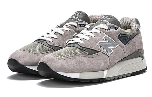 حذاء نيو بالانس 998 رمادي أبيض M998CH