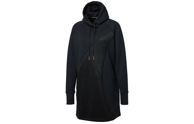 (WMNS) PUMA x Karl Lagerfeld Hooded Dress 'Black' 595571-01