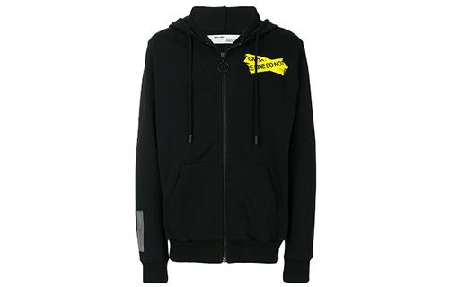 Off-White Zipped Fire Tape Ordinary Version Black OMBB030S180030241060