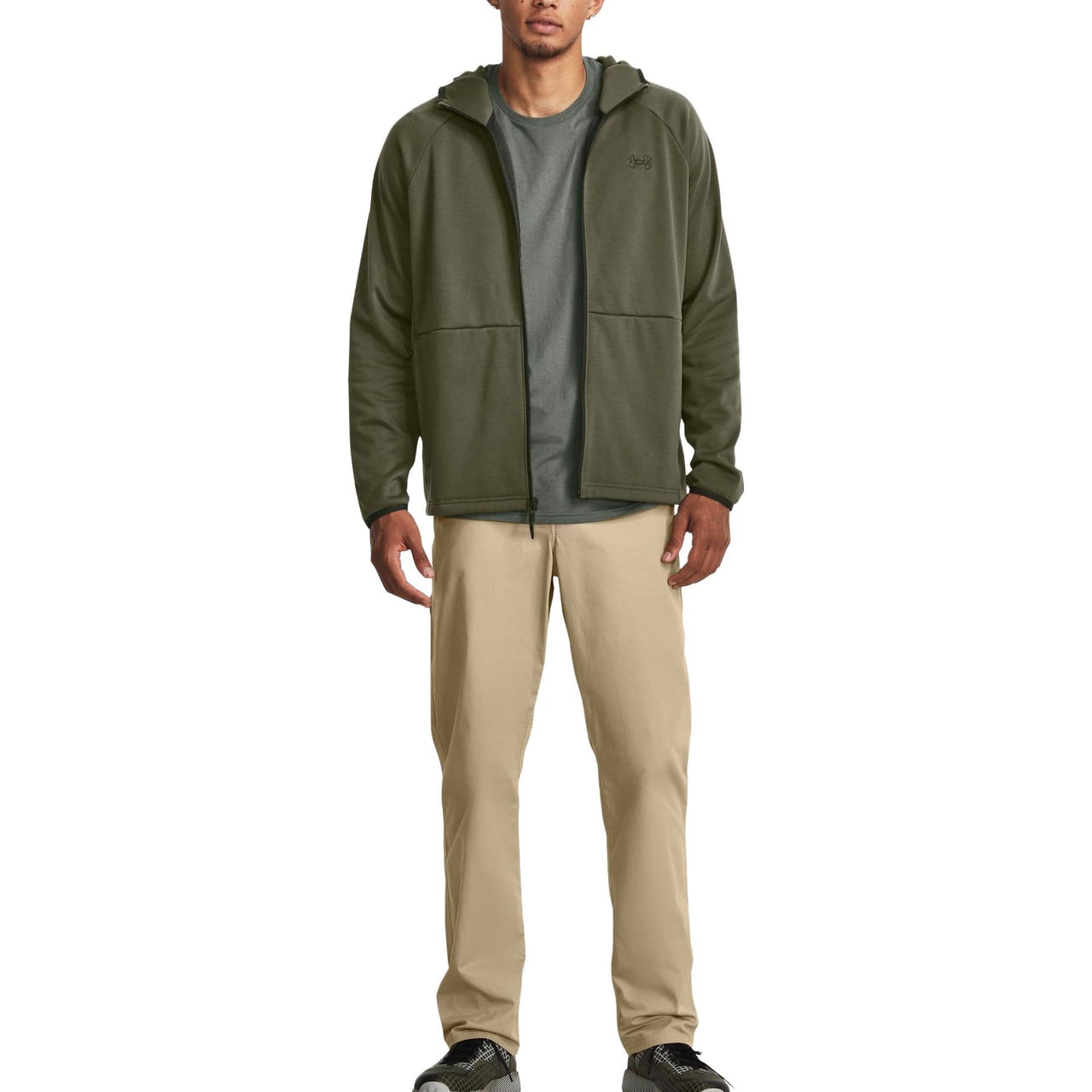 Under Armour Men's Storm Twill Specialist Hoodie 'Olive Green' 1379914-390