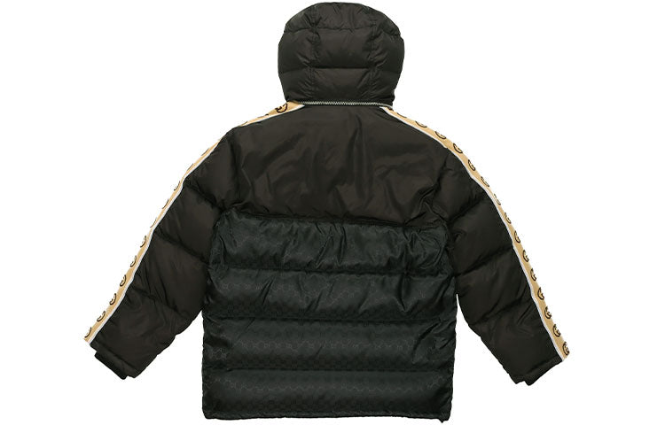 Gucci GG Nylon Jacquard Padded Coat 'Black' 598725-Z8AFZ-1043