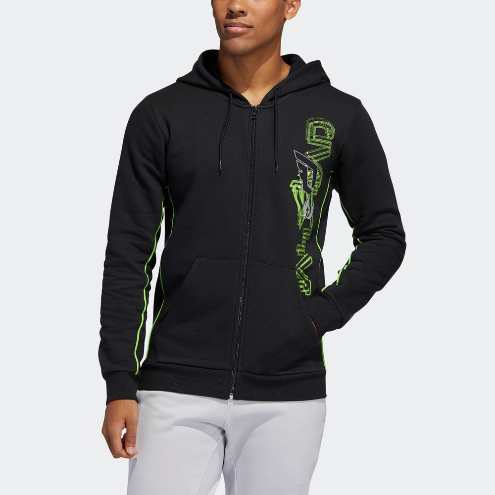 adidas Dame Star War Casual Sports Hooded Jacket Black FN3235