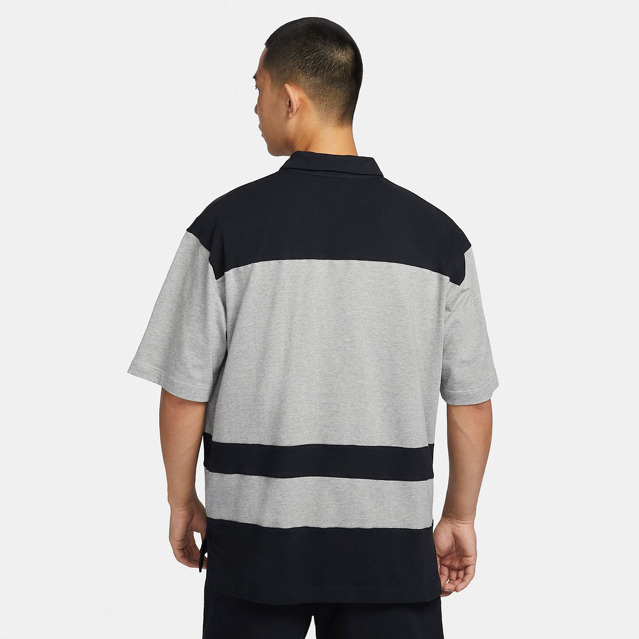Nike NSW GCEL Polo Shirt 'Black Grey' FQ9582-063