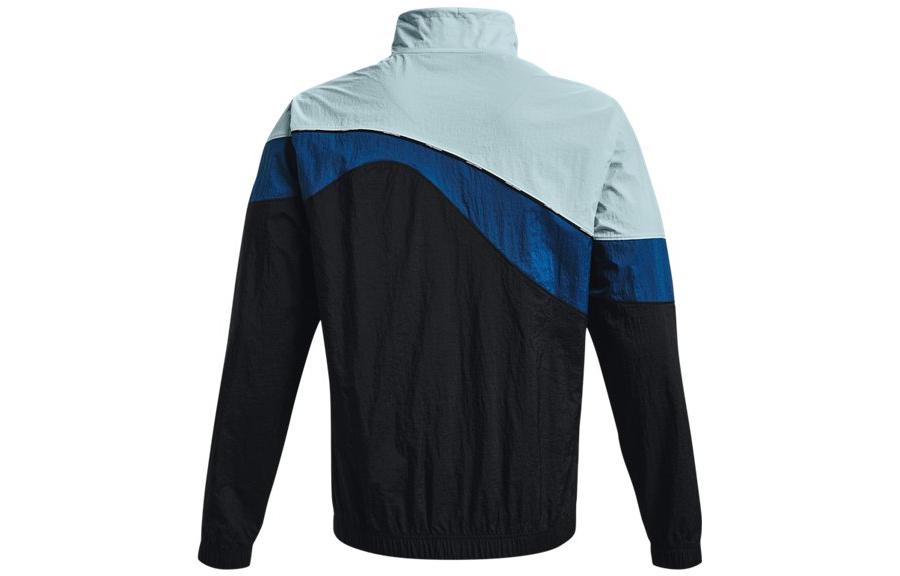 Under Armour Fashion Woven Full Zip Jacket 'Blue Multi' 1366219-478