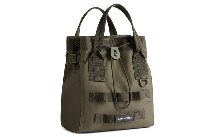 Balenciaga Army Small Tote Bag 'Dark Green' 6440292BKPI3503