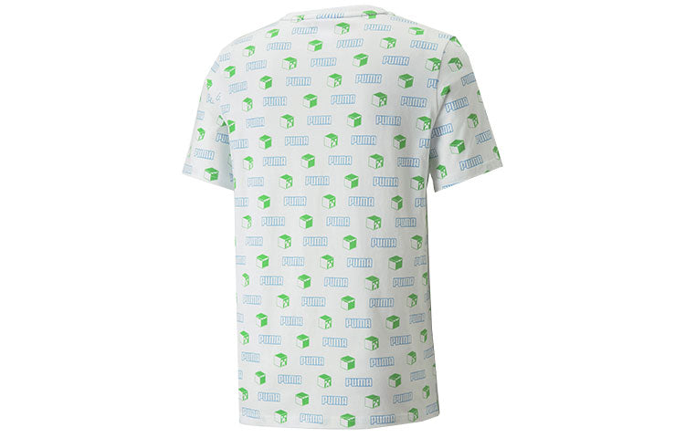 PUMA X Minecraft AOP Tee 'White' 534375-02