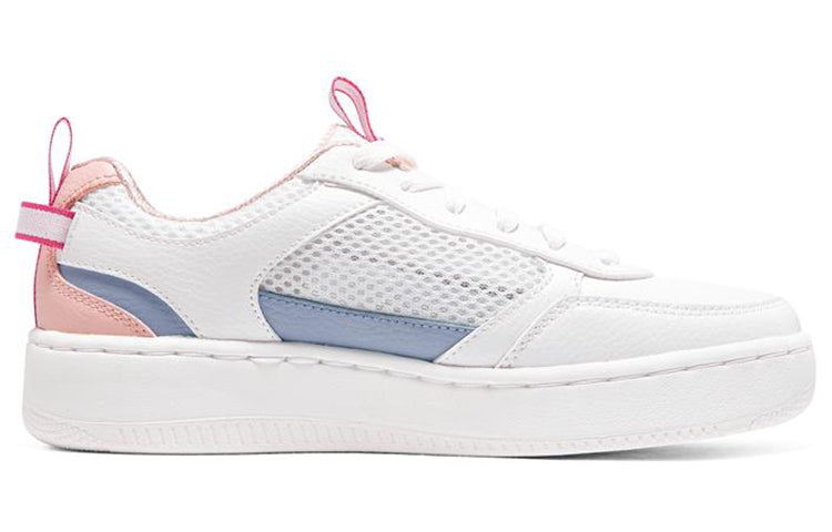 (WMNS) Skechers Sport Court 92 'Cream white pink' 896127-OFPK