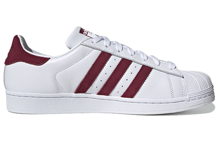 adidas Superstar 'Cloud White Collegiate Burgundy' EF9240