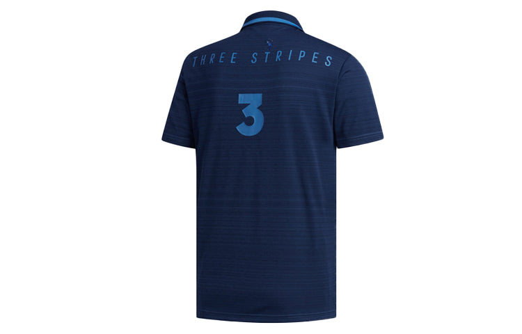 adidas X SS Golf Sports Short Sleeve Polo Shirt Navy Blue FJ4323