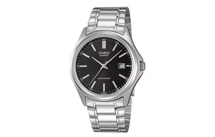 CASIO ENTICER&VINTAGE Series Simplistic Casual Fashion Stainless Steel Couple Black Analog MTP-1183A-1A<P-1183A-1A