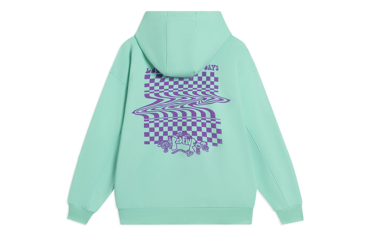 (WMNS) Li-Ning BadFive Graphic Hoodie 'Mint Green' AWDS646-3