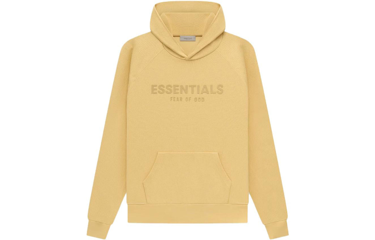 هودي وافل راجلان من Fear of God Essentials SS23 "Light Tuscan" FOG-SS23-033
