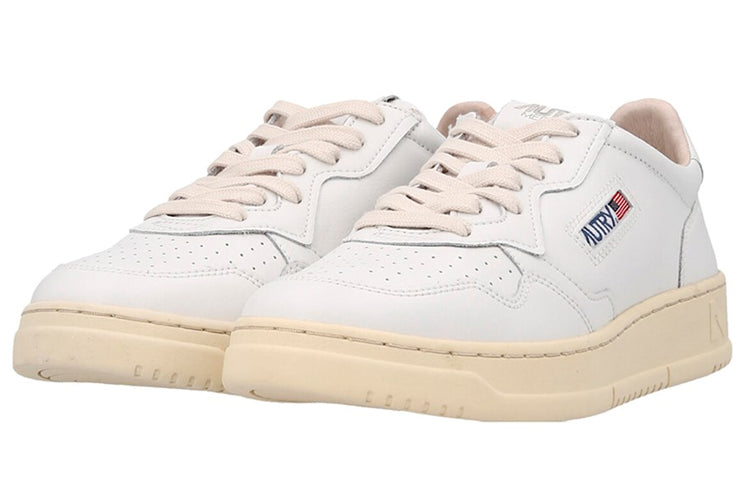 AUTRY Medalist Leather Trainers 'White' AULM-LD06