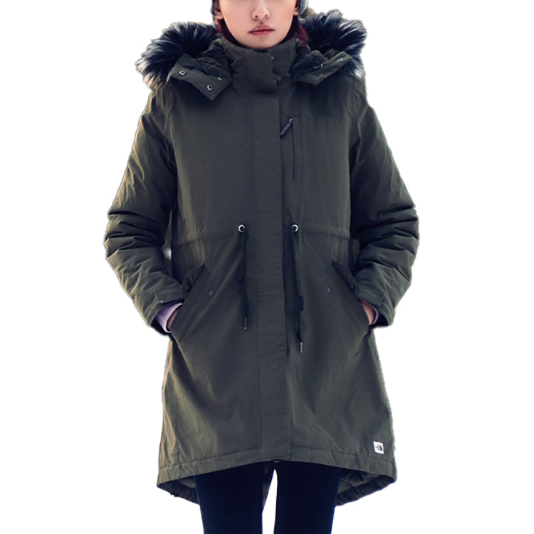(WMNS) THE NORTH FACE Knee Length Coats 'Green' 3VV2-21L