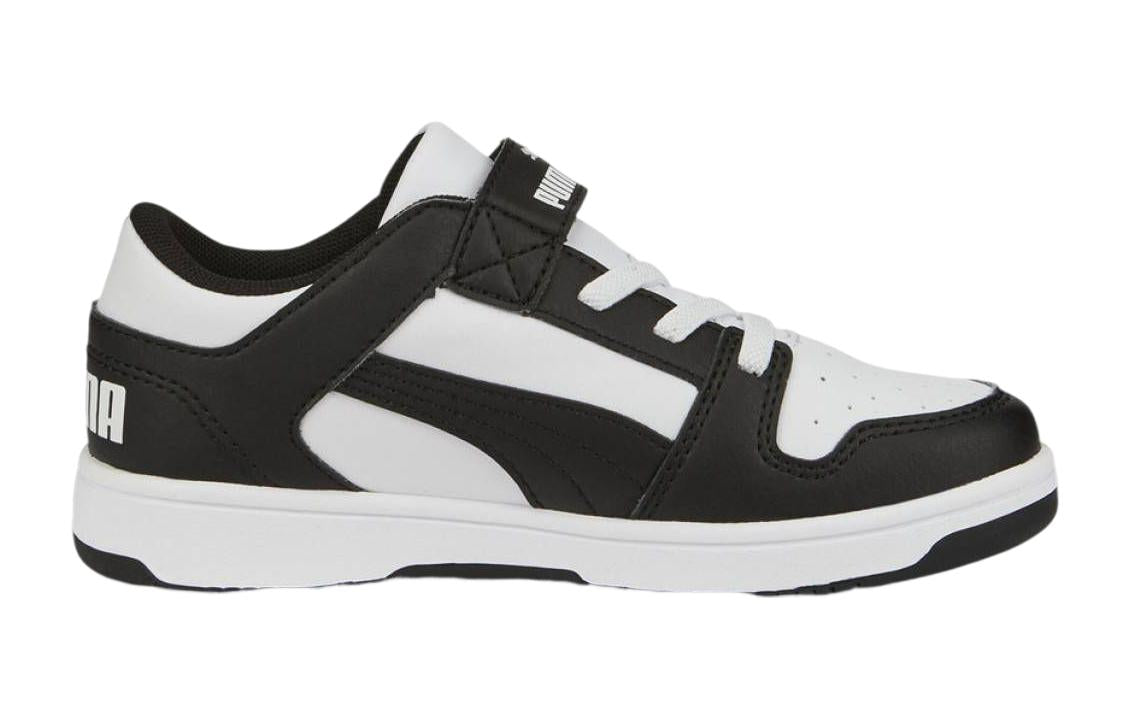 (PS) PUMA Rebound Lay-Up Lo V 'White Black' 370492-16