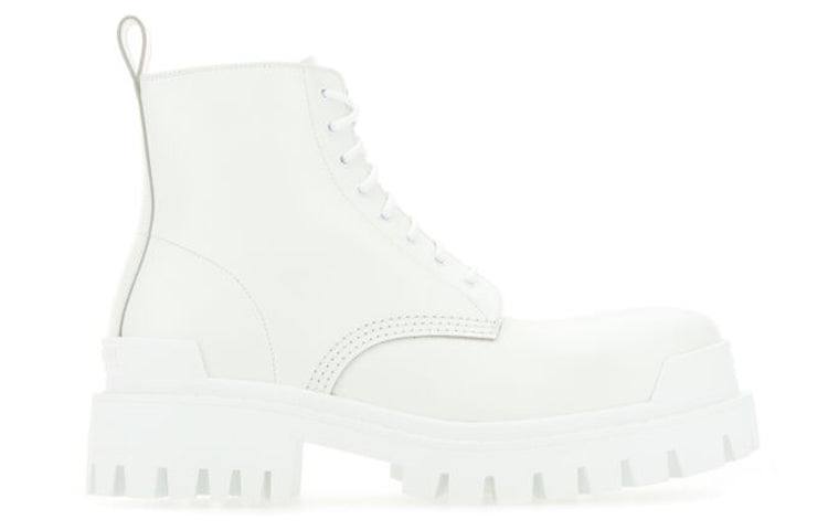 Balenciaga Strike Lace-Up Boot 'White' 589338WA9679011