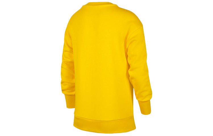(GS) Nike CNY New Year's Edition Fleece Stay Warm Round Neck Pullover Boys University Gold DR1855-739