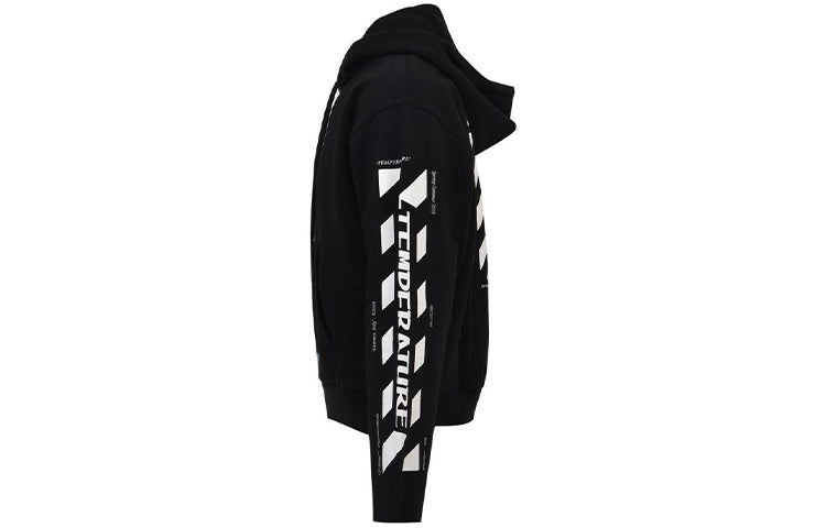 Off-White C/o Virgil Abloh Diag Temperature Cropped Men Black OMBB031S181920231001