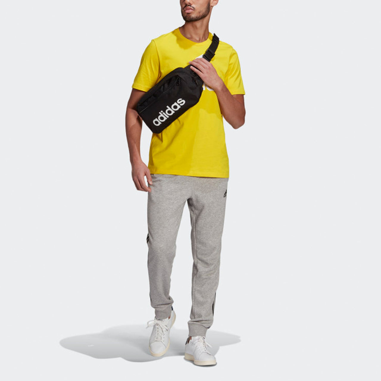 adidas Sports Training Casual Round Neck Short Sleeve Yellow GM3248