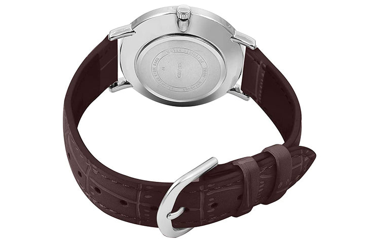 Casio Angel Business Analog Watch 'Dark rwn Blue' MTP-VT01L-2B