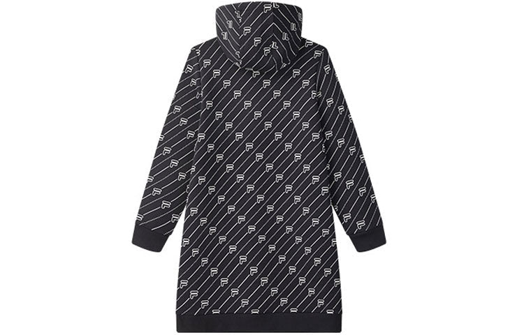 (WMNS) FILA Long Casual Printing Hoodie Blue F11W048303F-NV