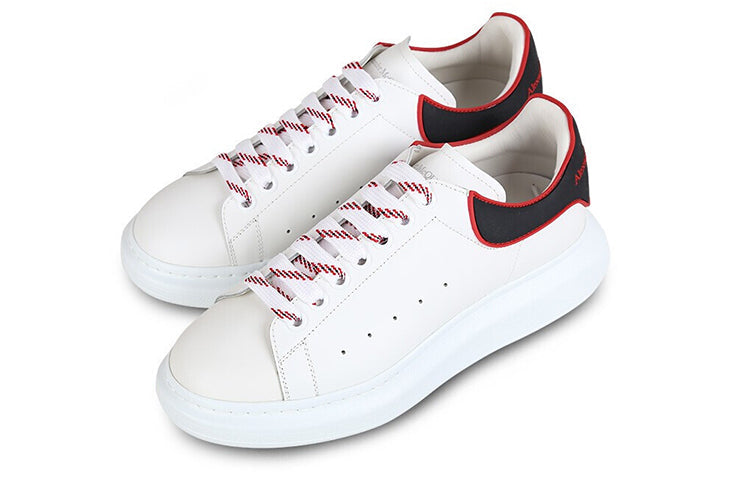 Alexander McQueen Oversized Sneaker 'White Black Red Outline' 625156WHXMT9183