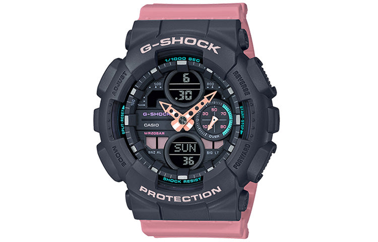 CASIO G-Shock Analog-Digital 'Red' GA-140-4APR&GMA-S140-4APR