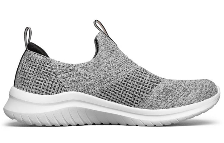 (WMNS) Skechers Ultra Flex 2.0 Running Shoes Gray/White/Black 149181-WBK