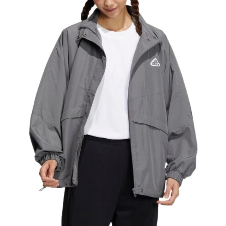 (WMNS) adidas Word Jacket Asia Sizing 'Grey' IA5248