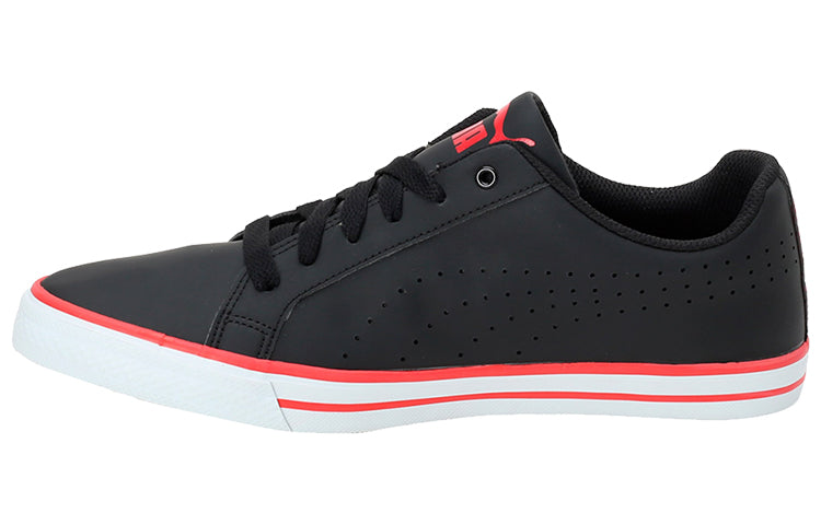 PUMA Rick Point Nu Idp Low Top Running Shoes Black/White/Red 367774-01
