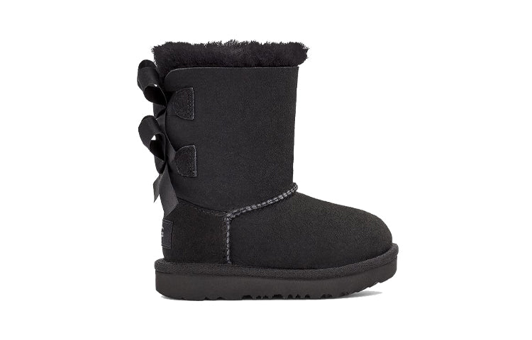 (TD) UGG Bailey Bow II Boot 'Black' 1017394T-BLK