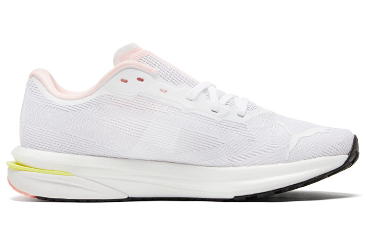 (WMNS) PUMA Velocity Nitro 'White Elektro Peach' 195697-05