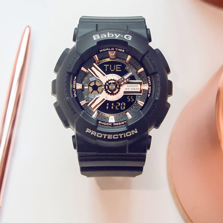 CASIO Baby-G 'Black' BA-110RG-1ARP