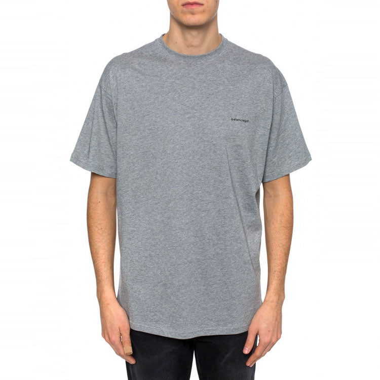 Balenciaga Oversized Printed Jersey 'Grey' 556150TYK281300