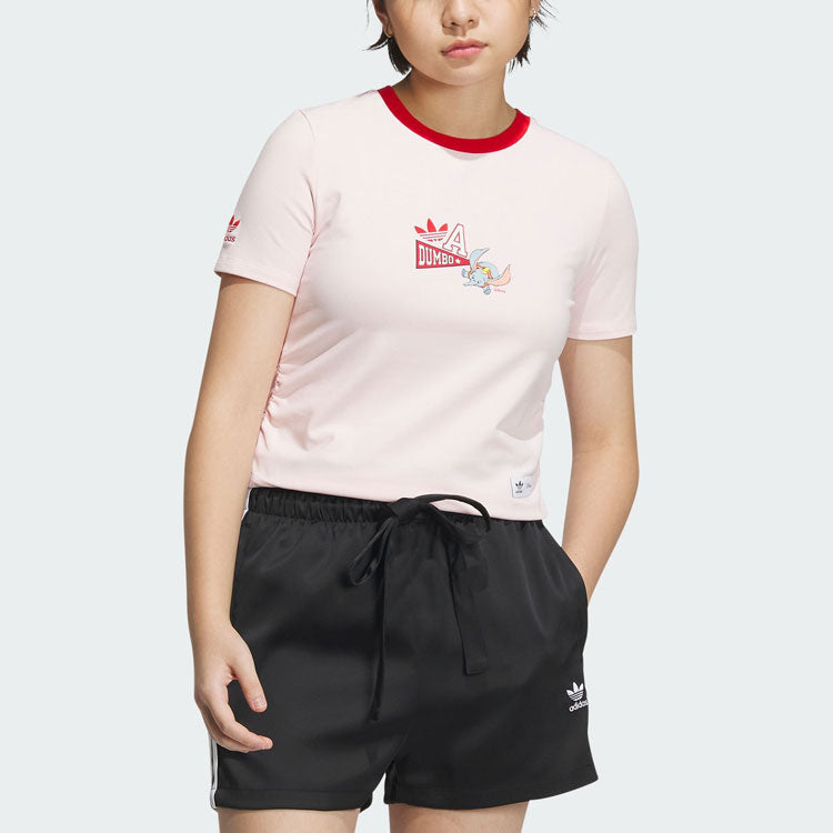(WMNS) adidas originals x Disney Dumbo T-Shirt 'Pink' IN1059