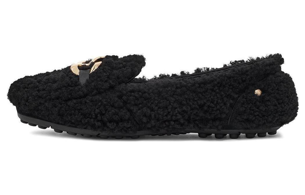 (WMNS) UGG SlipOn Comfortable Loafers 'Versatile Black' 1153515-BLK