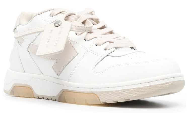 Off-White Out Of Office Low-Top Sneakers 'White Beige' OMIA189C99LEA0040161