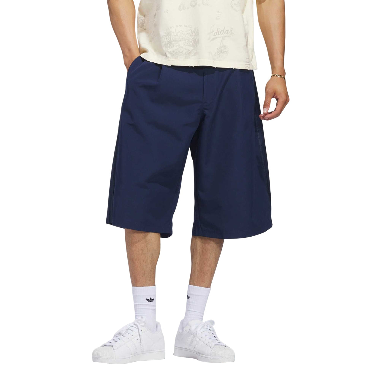 adidas Woven Shorts Asia Sizing 'Night Indigo' KU0570