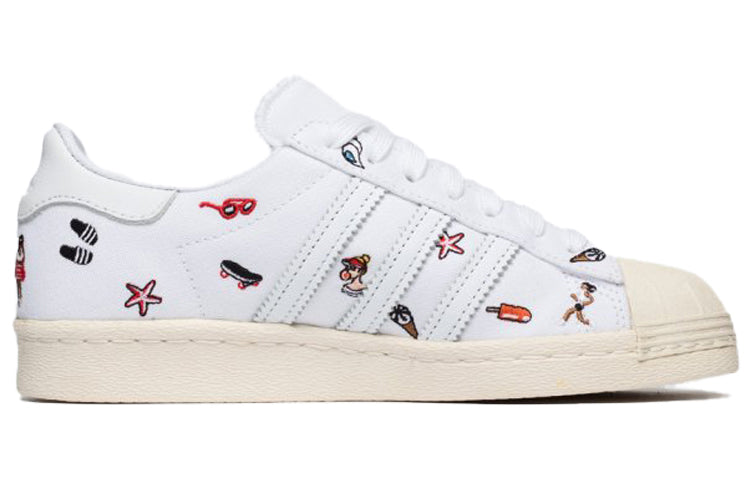 (WMNS) adidas originals Superstar 80s 'White' BZ0650