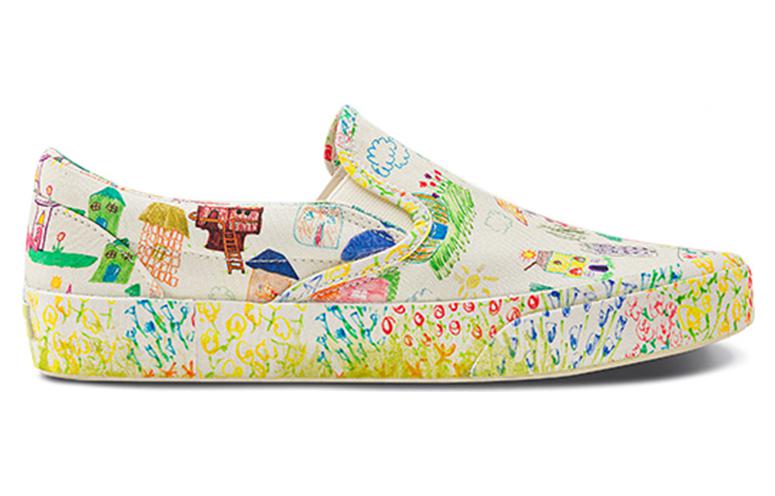 Vans Slip-On Classic 98 DX x Collina Strada 'White Yellow Blue' VN0A7Q58BMC
