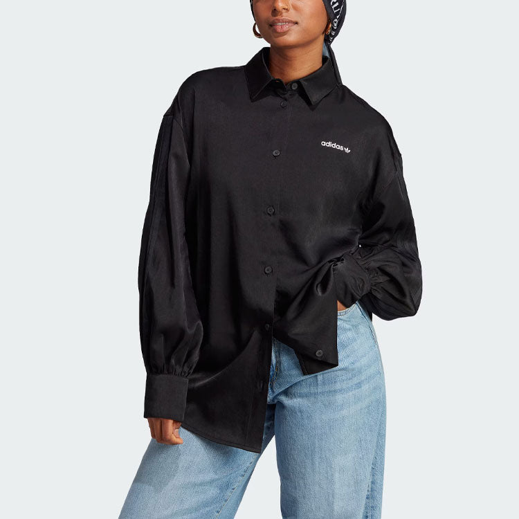 (WMNS) adidas 3-Stripes OS Shirt 'Black' IR9789