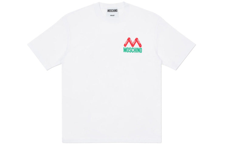 PALACE Moschino Crossover Back Large Alphabet logo Short Sleeve Unisex White ZCA070313181001
