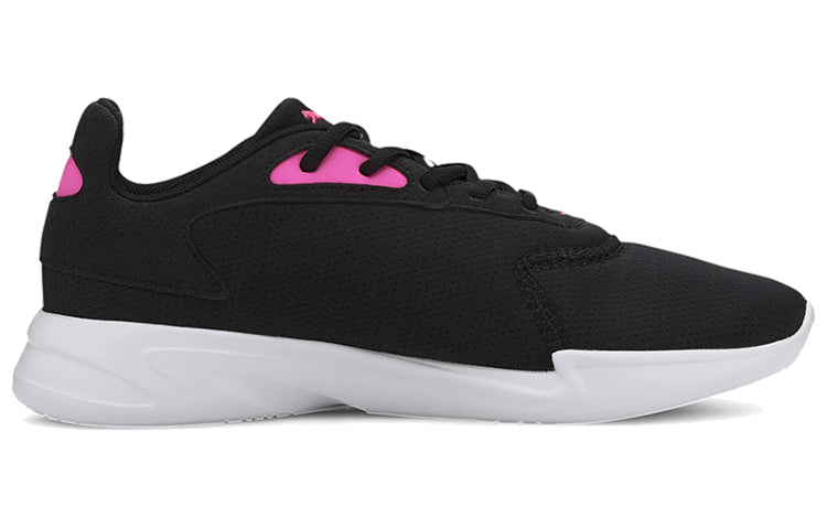 (WMNS) PUMA Jaro Neon Low Running Shoes Black/Pink/White 193691-01