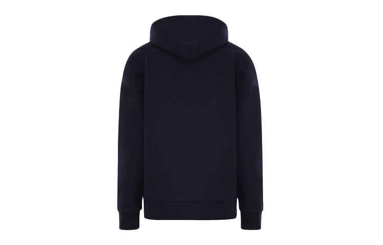 Men's LOEWE Anagram Embroidered hooded Long Sleeves Navy Blue H6109700SI-5110