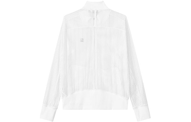 (WMNS) FILA Knit Sports Golf Long Sleeves Jacket 'White' A11W135502F-WT