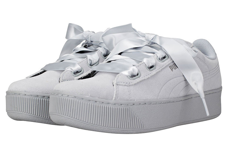 (WMNS) PUMA Vikky Platform Ribbon Grey/White 366418-02