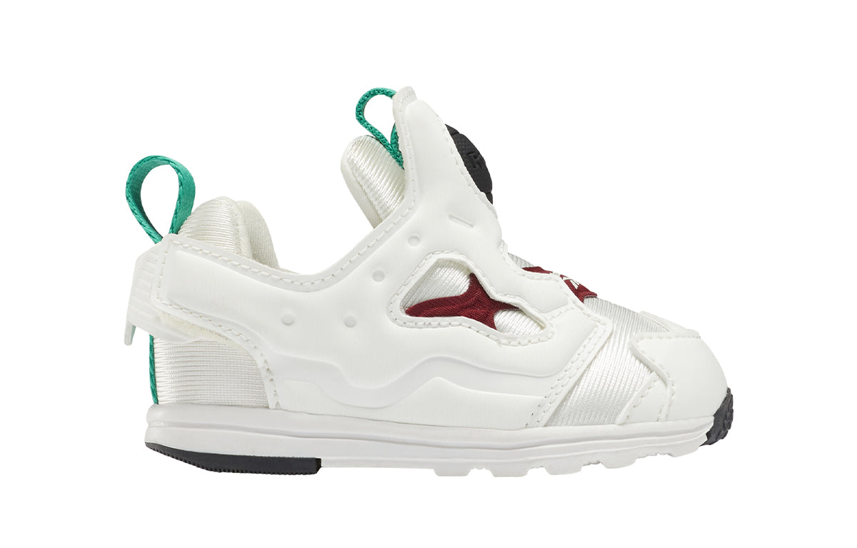(TD) Reebok Versa Pump Fury Mu Running Shoes White/Green/Red FV7436
