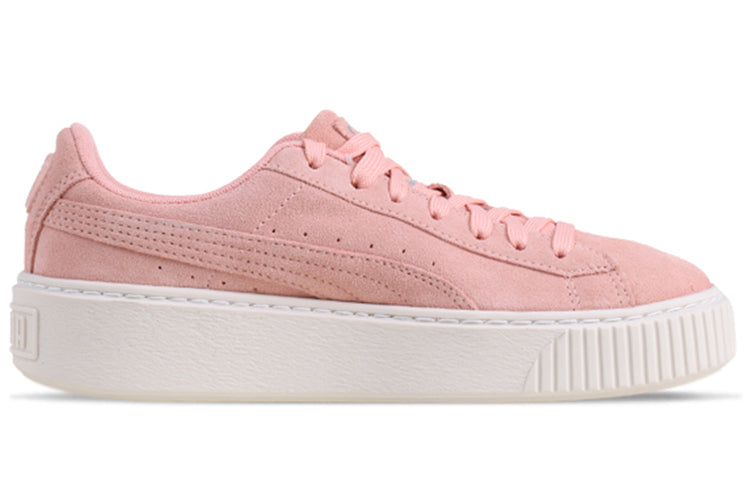 PUMA Suede Platform Super Jewel (Big Kid) Pink 368993-01