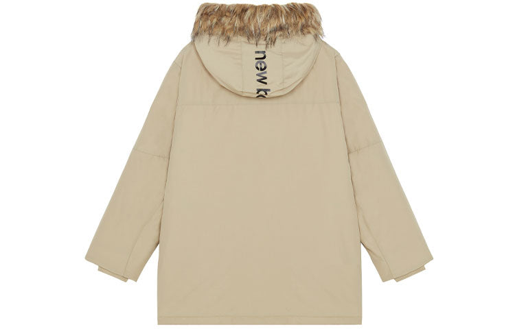 New Balance Classic Down Jacket Asia Sizing 'Beige Brown' AMJ13329-HNA